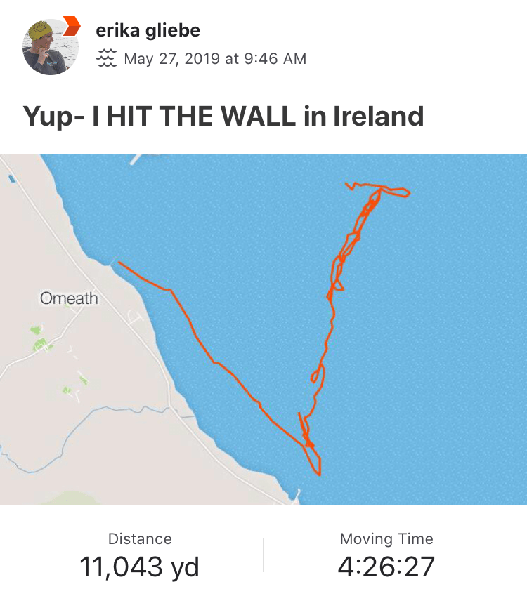 Ireland Hitting my wall